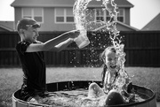 22nd Aug 2020 - Splashing His Sister