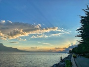 25th Aug 2020 - Sunset on Vevey. 