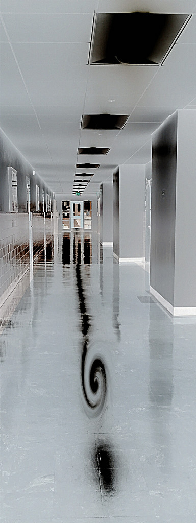 Empty Hallway by mcsiegle