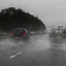 rain on the road by marijbar