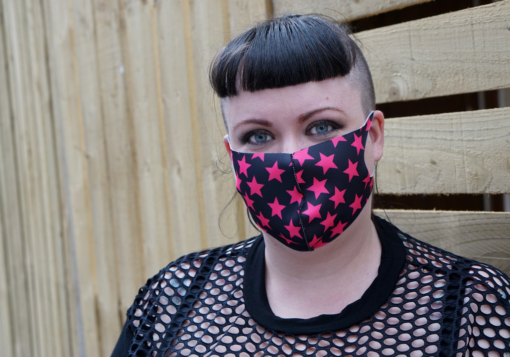Jess with Mask by phil_howcroft