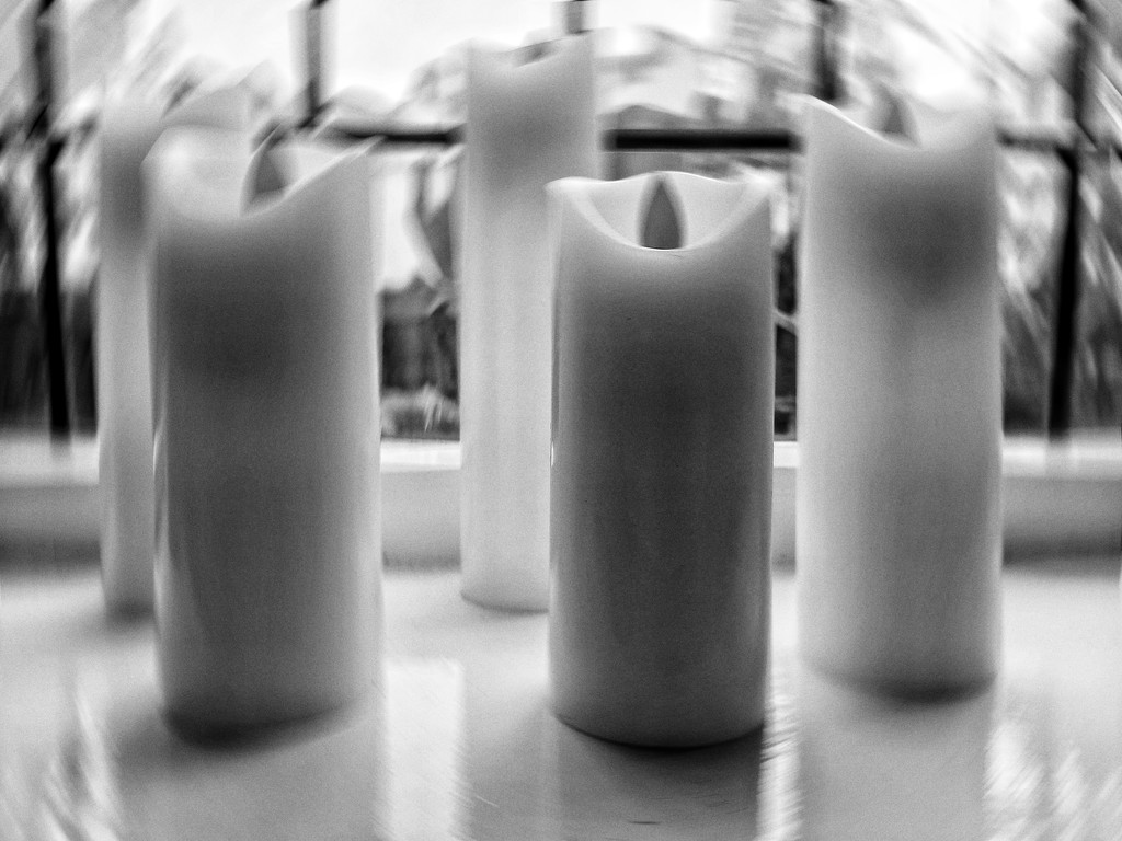 27th August Remote Candles BW by valpetersen