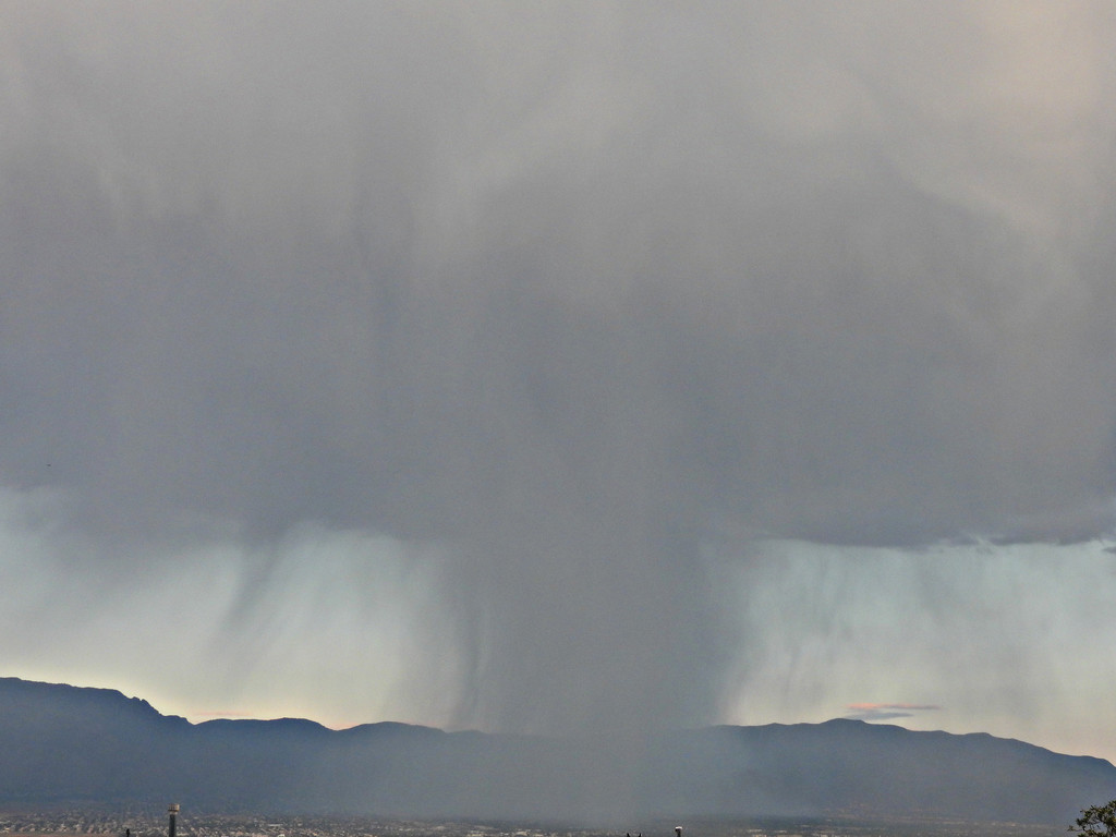 Monsoon over Albuquerque by janeandcharlie