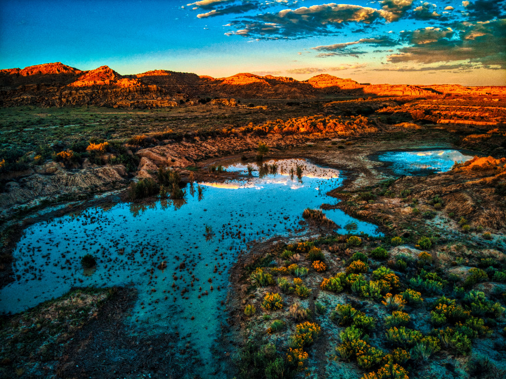 Gallup Landscape via Drone by jeffjones