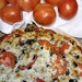 Tomato spinach basil chive pizza by dawnbjohnson2