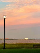 9th Sep 2020 - Charleston Harbor sunset with schooner