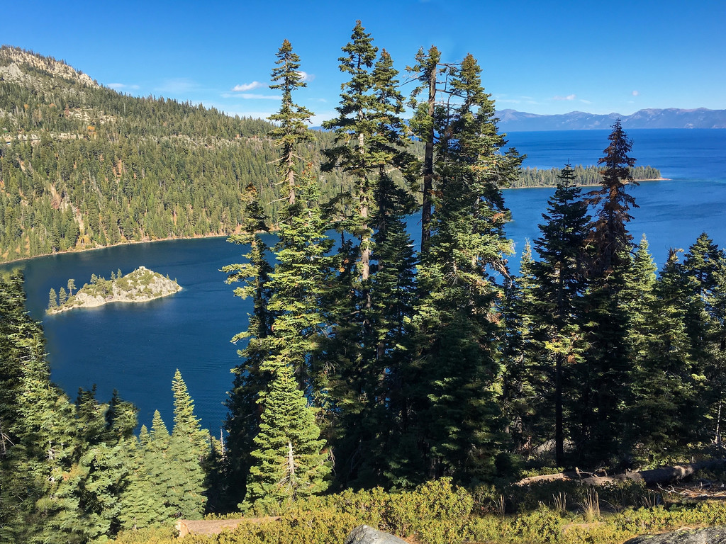 Emerald Bay Lake Tahoe and Fannette Island by thedarkroom