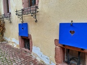 13th Sep 2020 - Hearts on blue shutters. 