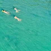 16th Sep 2020 - Swimmers in the Rhine. 