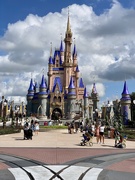 14th Sep 2020 - Cinderella’s castle glistens in the sun