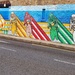 Mural painted from when the tour de France came through Sheffield by isaacsnek