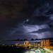 Stormy night on Sand Key, Florida by photographycrazy