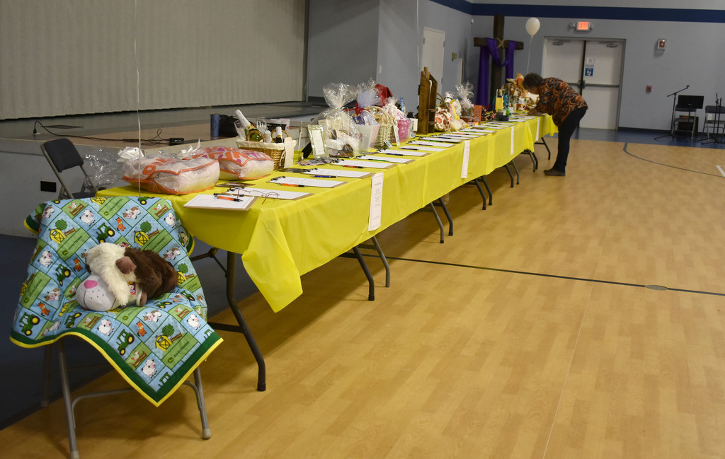 The Silent Auction Table by homeschoolmom