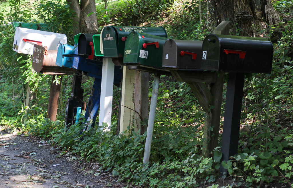 Mailboxes by mittens