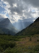 21st Sep 2020 - Sun Rays in Glacier Nation Park 