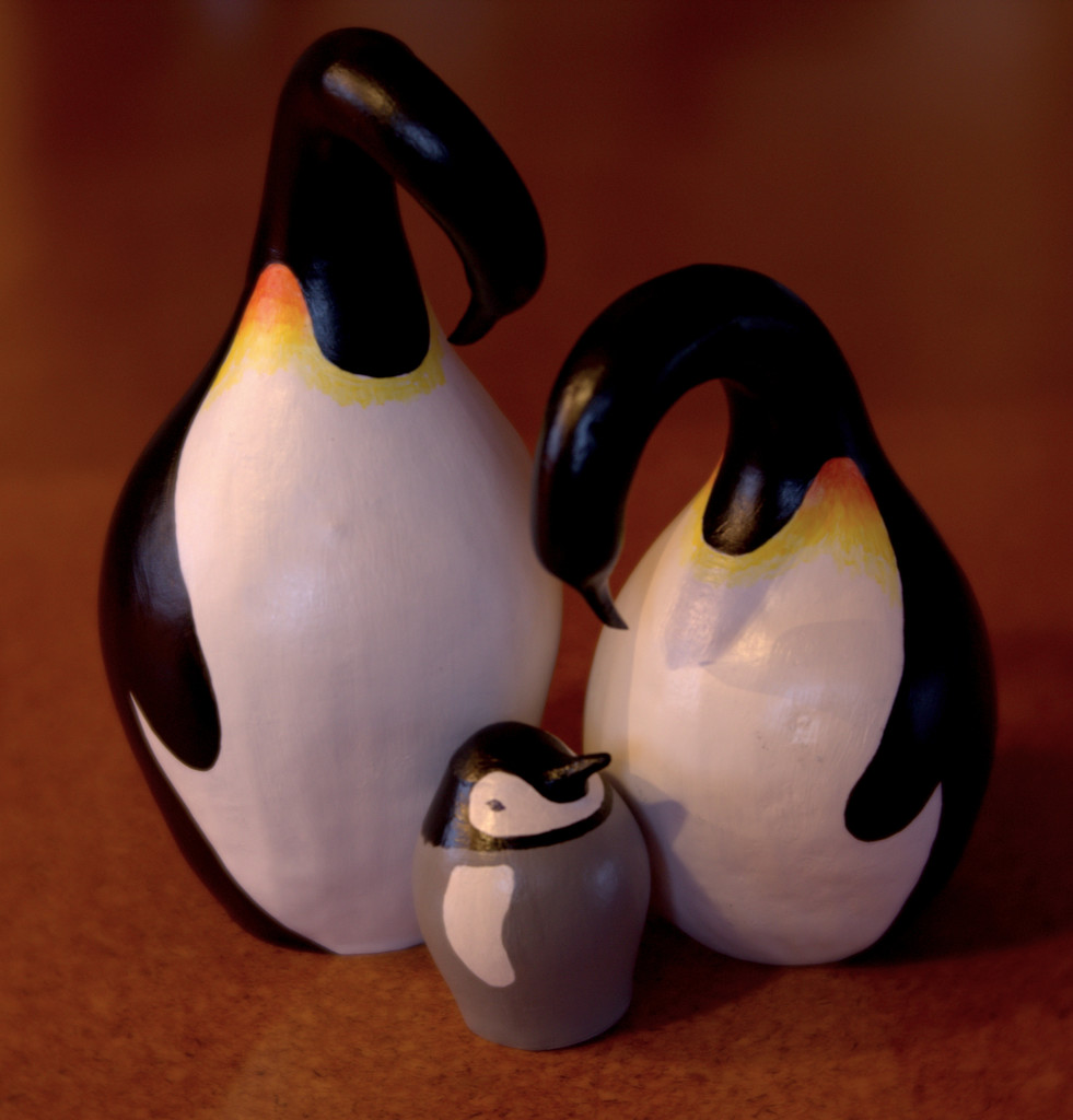 The penguin family by dide
