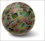 24th Sep 2020 - Rainbow Slinky Globe