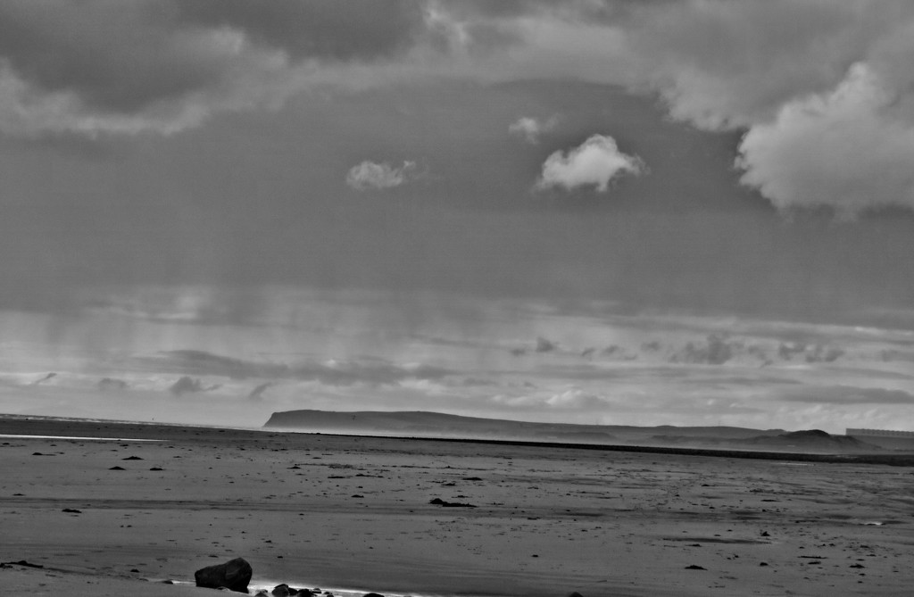 Rain over St. Bees by countrylassie
