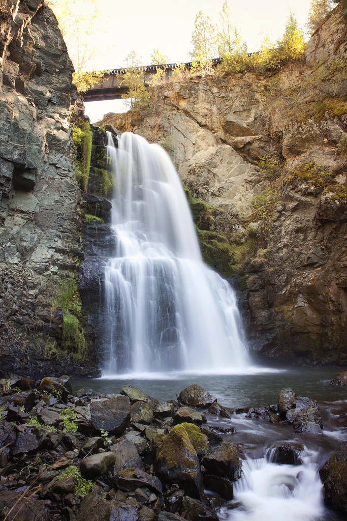 Beaver Creek Falls in autumn by kiwichick