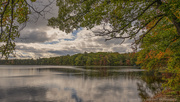3rd Oct 2020 - Framing Fox Lake in Fall