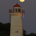 Moonrise at the lighthouse by gilbertwood