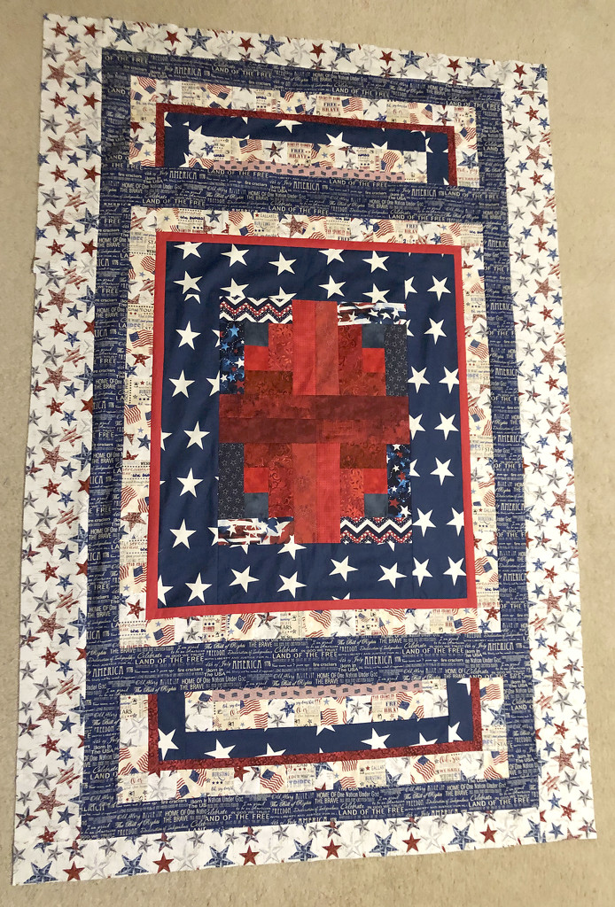 Finished quilt top by homeschoolmom