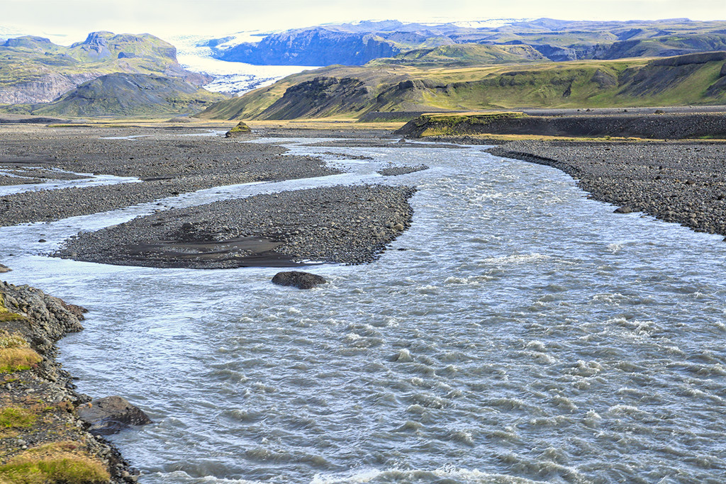 Glacial Run Off Iceland by gardencat