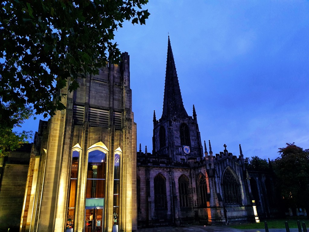 Sheffield cathedral at dawn  by isaacsnek