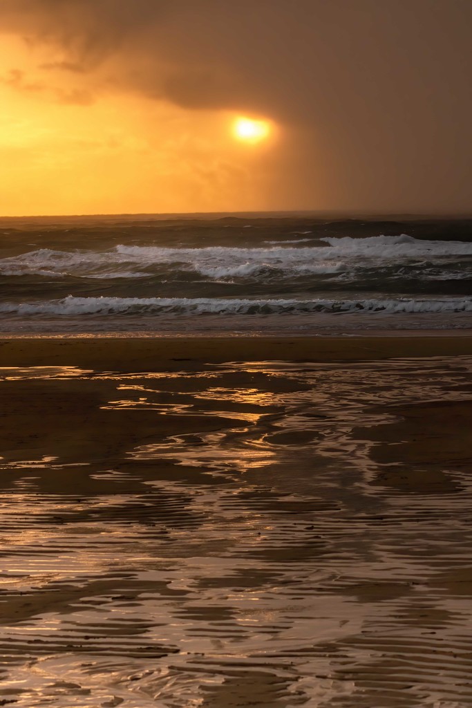 Constantine Beach sunset by shepherdmanswife