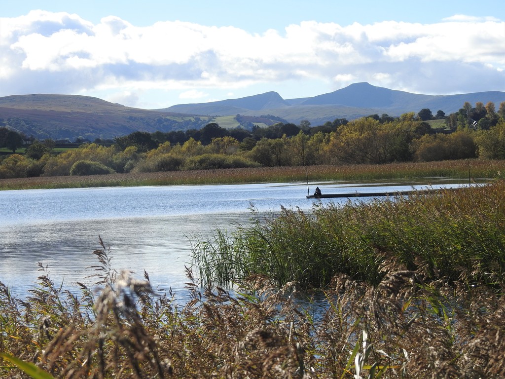  Llangorse and the Brecon Beacons by susiemc