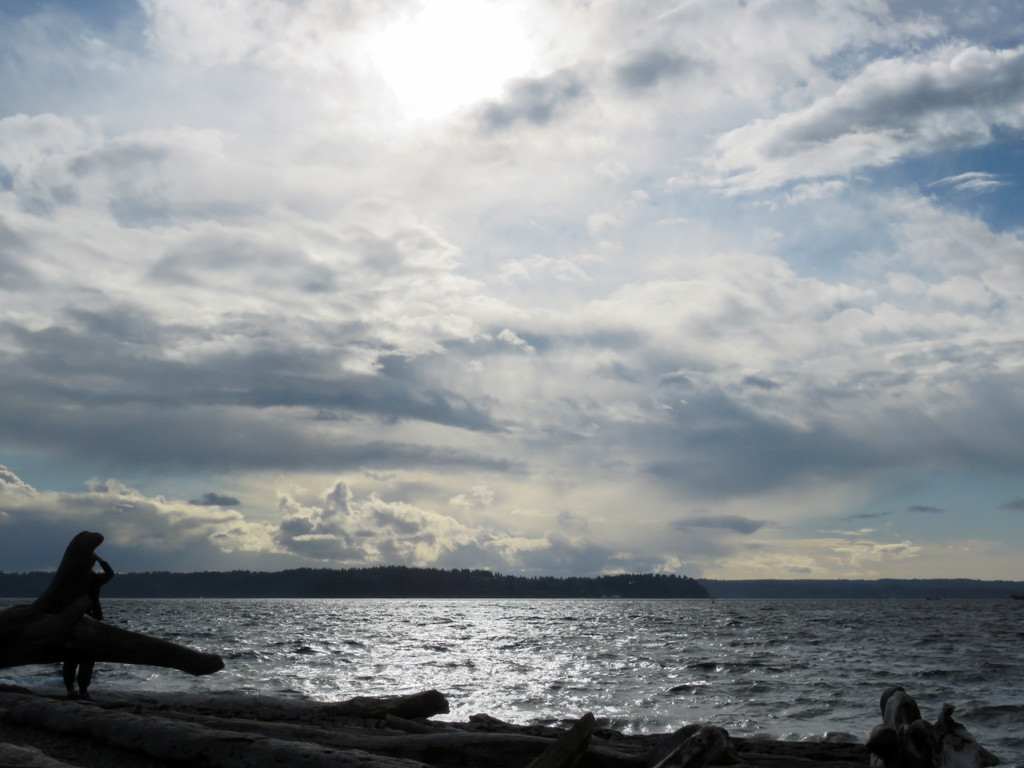 Blue Sky Under The Clouds by seattlite