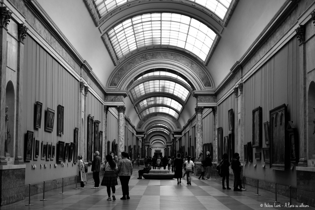 An afternoon at the Louvre II by parisouailleurs
