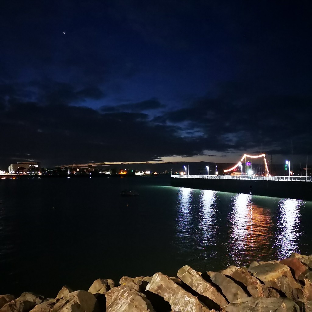 The Lights of Haslar Marina by bill_gk