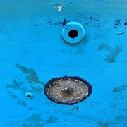 19th Oct 2020 - A (w)hole lot of harbour blues