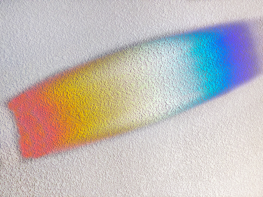Light rainbow on the wall by shutterbug49
