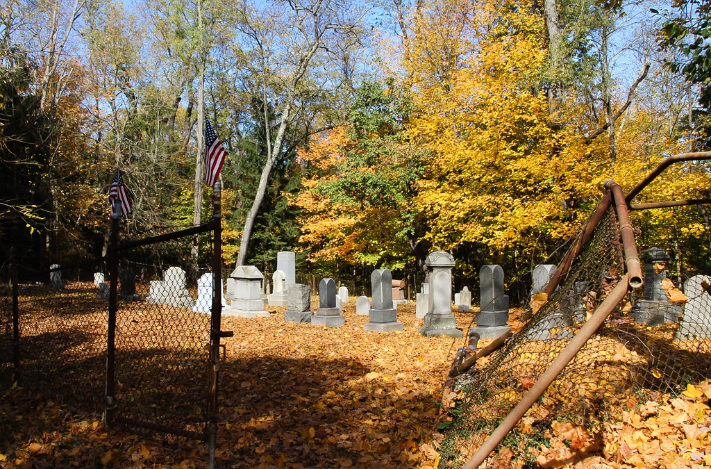Autumn at the cemetery by mittens
