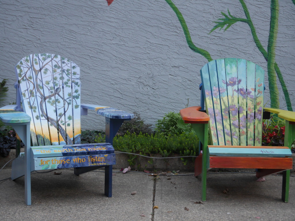 Two More Art Walk Chairs  by gq