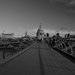 Crossing the Millennium Bridge by rumpelstiltskin