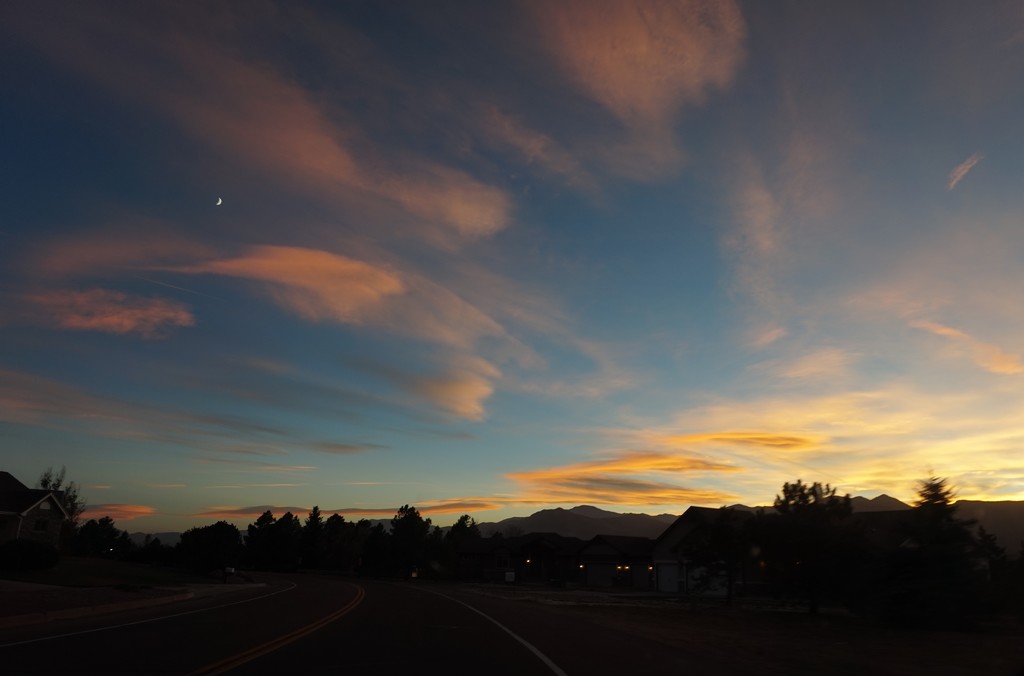 Sunset in Colorado Springs by tunia