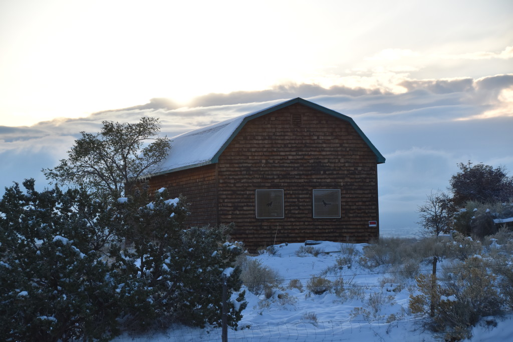 Barn In Snow. by bigdad