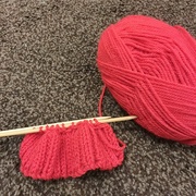 27th Oct 2020 - Knitting a Poppy