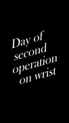 5th Feb 2020 - 2020 02 05 Operation Wrist