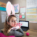 A Bunny in Class by tina_mac