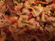 2nd Nov 2020 - Pasta, herbs and Vegan sausages and vegetables. 