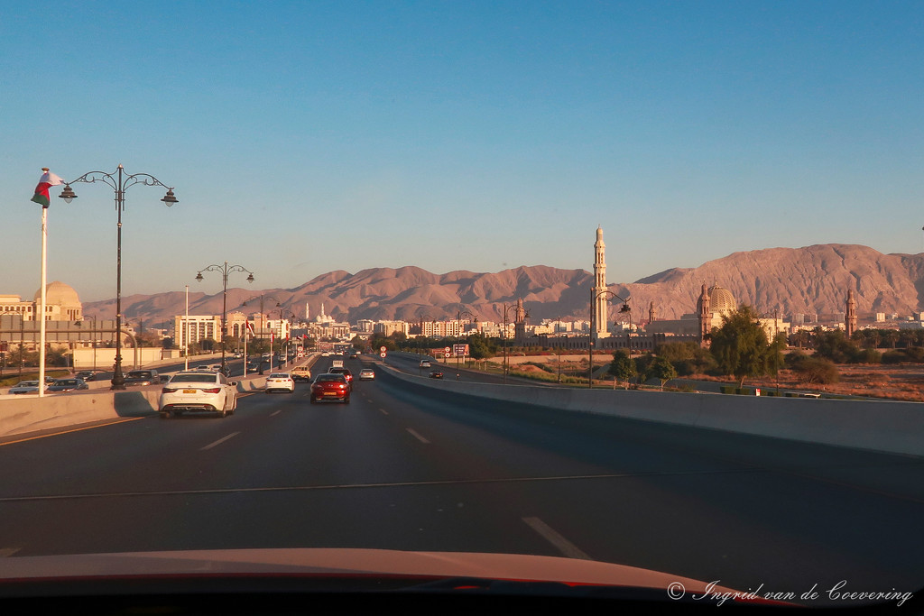 Driving into Muscat by ingrid01