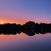 Evening reflections at Colonial Lake by congaree