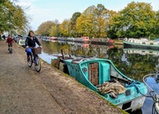 8th Nov 2020 - Cycling on the towpath