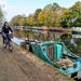 Cycling on the towpath by boxplayer