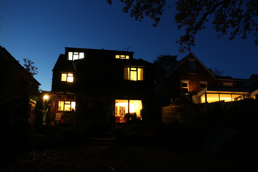 Nov 7th 17:27 Blue Hour House by valpetersen