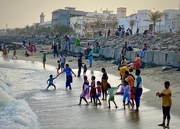15th Nov 2020 - End of Day at the Edge of the Sea, Pondicherry (India)